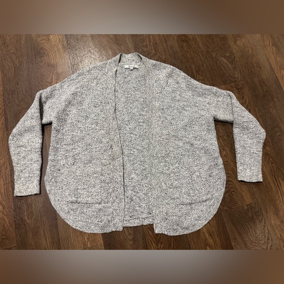 Madewell Heathered Gray Open Cardigan - Picture 2 of 9